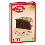 BETTY CROCKER CAKE MIX - Gluten Free Devil's Food Chocolate Flavour, 425 Grams Package of Cake Mix, Baking Mix