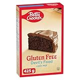 BETTY CROCKER CAKE MIX - Gluten Free Devil's Food Chocolate Flavour, 425 Grams Package of Cake Mix, Baking Mix
