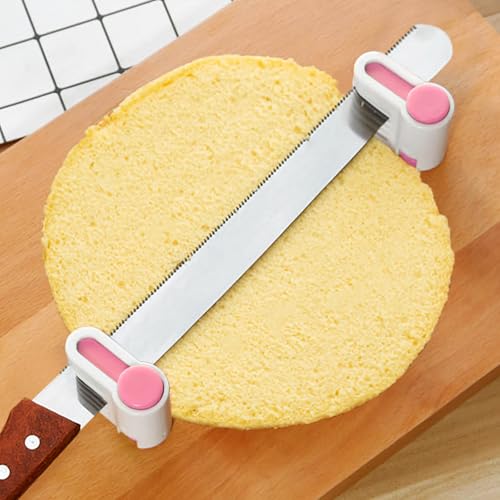 2 Pack Cake Slicer, Adjustable 5 Layers Stratification Auxiliary Leveler Slicer, Cutting Fixator Guide Tools, Cake Leveler, Bread Slice Kitchen Bakeware Accessories - Thumbnail 6