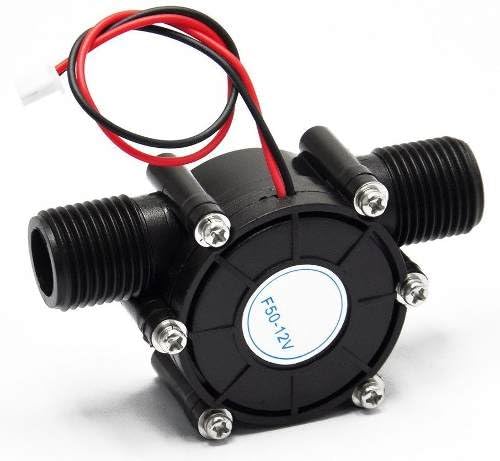 Mini Gerador Hidrelétrico de Fluxo de Água Hidro Turbina 12v 10w para Arduino, raspberry