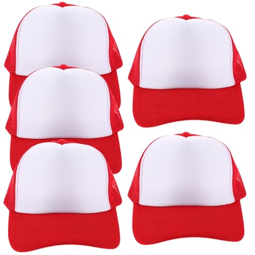 Casquettes de baseball de pêche et camping respirantes rouges Ipetboom