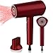 Secador de Pelo Technología Iónica Profesional - Hair dryer Inteligente Protector de Calor Secador Silencio 1800W Concentrador 3 Temperaturas, 2 Velocidades para Regalo Viaje Ligero Salón Casa