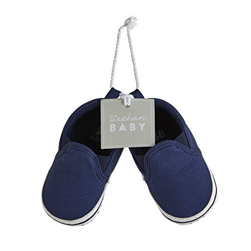 Image of Stephan Baby Non-Slip Canvas Shoe-Style Foot Finders, Red, Fits 6-12 Months