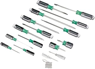 Amazon Brand Denali 17-Piece Slotted/Phillips Screwdriver Set