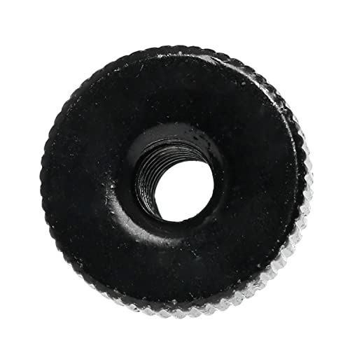 Dzs Elec 10Pcs Knurled Thumb Nuts M5 Black Round Knobs Hand Nuts #TOP1