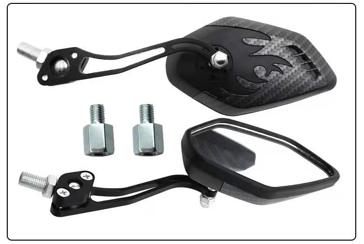 Retrovisores moto universales CNC espejos laterales carbono accesorios motocicleta