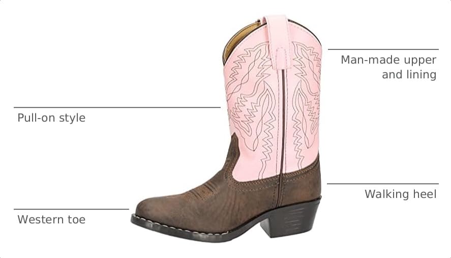 Image of Smoky Mountain Boots unisex-child Monterey Western Boots