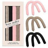 LumenPoles 6 Stück Heatless Curls, Locken Ohne Hitze Lockenband, Lockenwickler Über Nacht, Volumen Heatless Curls Band, Mischfarben Overnight Curls Für Perfekte Haarwellen, Alle Haartypen