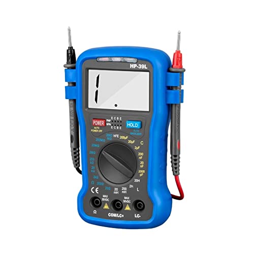 Pigene Current Signal Generator Digital Lcr Multimeter Backlight Lcd Digital Capacitance Inductance Tester Transistor Meter 6000 Counts cover