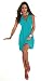 Charm Your Prince Women's Sleeveless Summer Sundress Turquoise MEDIUM