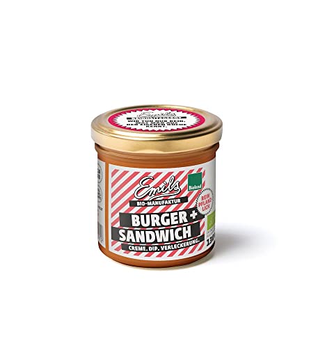 Emils Biomanufaktur Emils Burger- und Sandwichcreme. Bioland, rein pflanzlich (1 x 130 ml) Cover