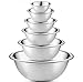 Klee 6-Piece Premium Stainless Steel Mixing Bowls with Laser Etched Measuring Lines (Set of 6)