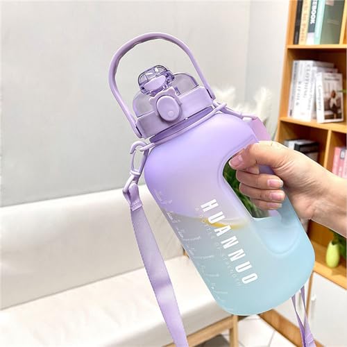 Gourde de sport 1500ml pour fitness et randonnée en plein air sans fuite