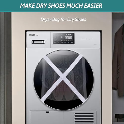 1 Pack Sneaker Dryer Bag - Mesh Shoe Drying Net with Elastic Straps for Athletic Shoes4