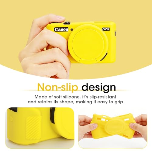 Funda para Cámara Canon PowerShot G7 X Mark II Amarilla miniatura 2
