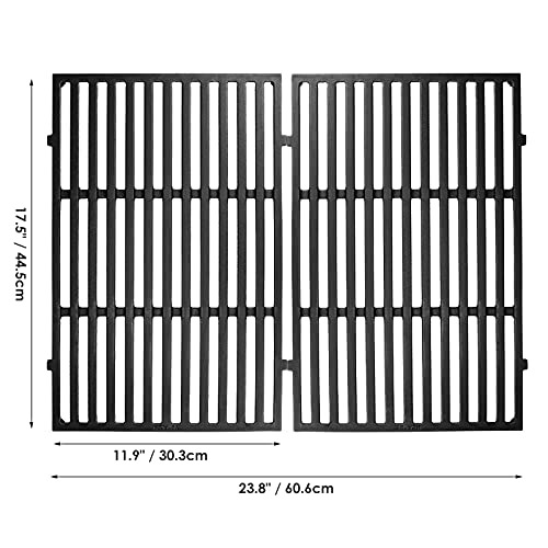 Uniflasy 7638 17.5 Inch Cooking Grates For Weber Spirit And Spirit Ii 300 Series Spirit E/S 310 E/S 320 E/S 330 Sp-320, Spirit 700 Genesis 1000-3500 Genesis Gold Silver Platinum B/C Gas Grill 7639 #TOP7