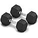 ZENO Dumbbells Set | Weights Dumbbells Set | Metal Dumbbell Pair | Hex Dumbbell For Workouts, Home Training, Gym | Anti Slip & Anti Roll Weights (Black, 12KG (2 X 6KG))