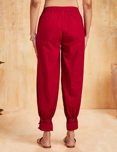 Image of Amazon Brand - Myx Women's Relaxed Cotton Dhoti Pants (Available in Plus Sizes)