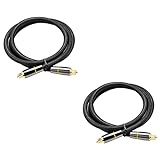 Hemobllo 2pcs 2 Audio Line Trs Instrument Cable Optical Audio Cable Stereo Audio Interconnect Cord Optical Cable for Sound Bar Soundbar Optical Cable Speaker Cord Fiber Core Speakers Number