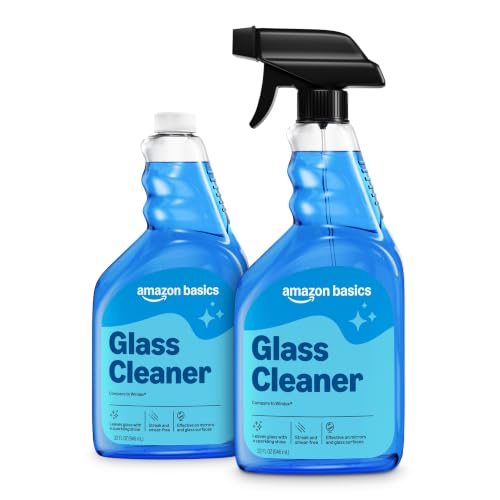 Amazon Basics Glass Cleaner, Streak-Free...