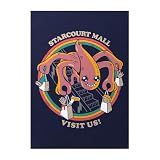 Displate - Póster metálico - Imán Mounted - Stranger Things Series - Visit Starcourt Mall