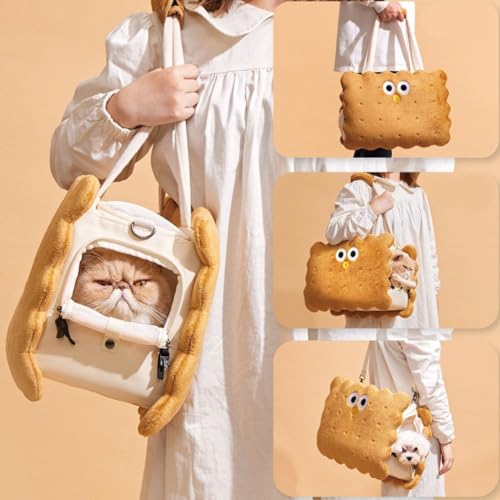 Bolsa para llevar mascotas pequeñas con tierno estampado para pasear juntos 5