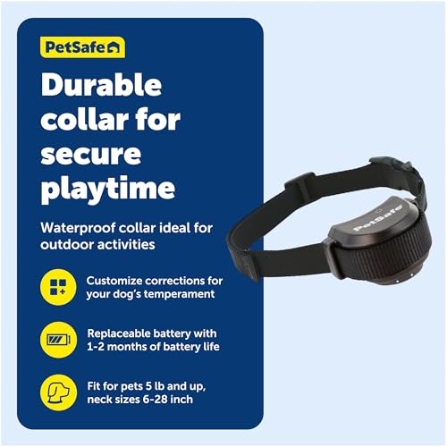 PetSafe Stay & Play Wireless Pet Fence with Replaceable Battery Collar for Dogs & Cats Over 5 lb Waterproof Receiver Collar Tone & Static Correction from Parent Company of Invisible Fence Brand by PetSafe - Image 4