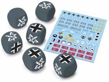 Gale Force Nine World of Tanks German Dice and Decals,WOT10
