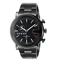 Amazon.co.jp: [グッチ] メンズ 腕時計 Gクロノ ブラック文字盤