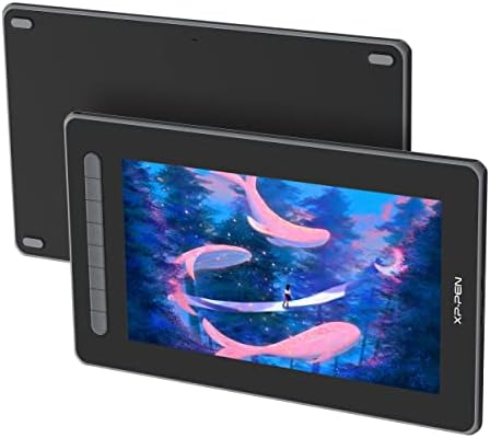 XP-Pen Artist 12 2nd Gen Display Tablet 11.9-inch Pen Tablet with tilt Support, 8 Shortcut Keys, 8192 Levels of Pressure Sensitivity, X3 Elite Stylus and Fully-Laminated Display-Black