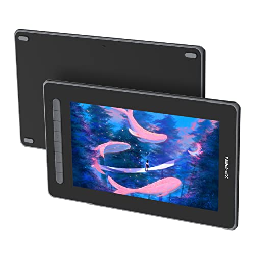 Image of XP-Pen Artist 12 2nd Gen Display Tablet 11.9-inch Pen Tablet with tilt Support, 8 Shortcut Keys, 8192 Levels of Pressure Sensitivity, X3 Elite Stylus and Fully-Laminated Display-Black