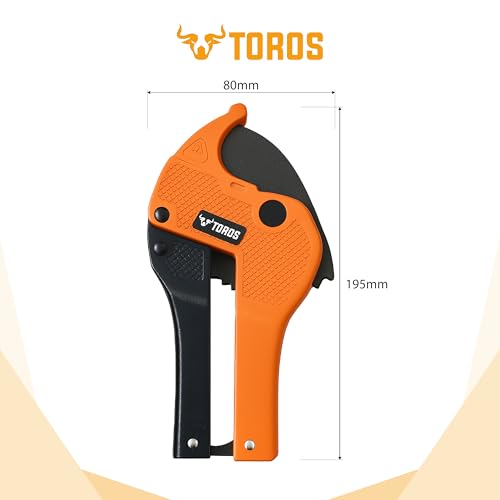 Image of Toros PVC Pipe Cutter TPC-301D 42MM,Premium High-Quality Manganese Blade with Graphite Coating and Aluminum Alloy Body || Suitable for PVC Pipes, Rubber Hoses and Plumbing Pipes CutterBLADE