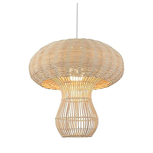 Lampe Suspendue tissée en rotin pour l'ambiance zen d'un salon de thé
