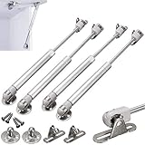 BESTE QUALITÄT - Qualitativ hochwertige und schöne Gasdruckdämpfer für Möbel. Universell kombinierbar zu verschiedenen Türen und Klappen. Aufbau je nach gewünschter Öffnungsweite der Tür / Klappe.