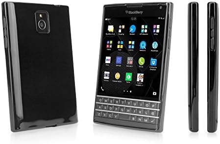 BoxWave Case Compatible with BlackBerry Passport - Tuxedo SuitUp Case, Glossy Black TPU Gel Skin Case image 5