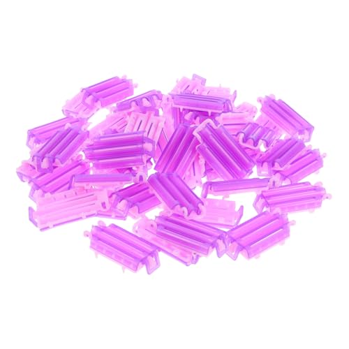 WOFASHPURET 45pcs Hair Curling Clips Wave Perm Rods for Salon Home Use Easy to Use Styling Tools Purple Pink Create Without Damaging Hair