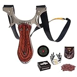 venta tirachinas competicion 🎁 Kit Completo de Accesorios – Más por Menos: Incluye nuestro tirachinas de aleación de metales, 200 bolas de arcilla biodegradables (150gr), 4 bandas elásticas de repuesto (0,75mm grosor) , 1 bolsa de cuero ajustable al cinturón para llevar todo con estilo, 1 diana de papel adhesivo y el packaging premium exclusivo de FURTYVO. ¡Todo lo que necesitas en un solo kit!