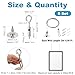 JKAPCYJFHF 6 Pcs 2m x 1.5mm Heavy Duty Picture Hanging Wire with Hanging Disc