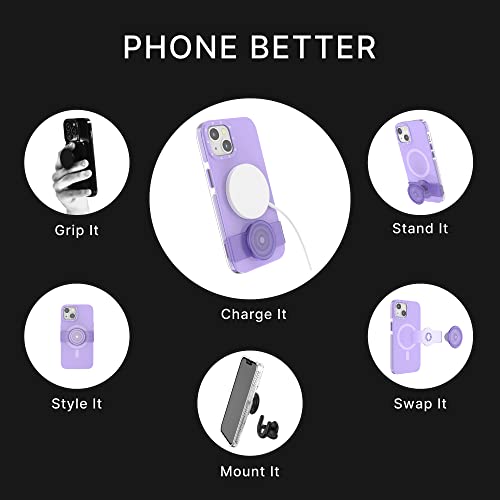 Popsockets: Iphone 13 Case With Phone Grip And Slide Compatible With Magsafe, Phone Case For Iphone 13, Wireless Charging Compatible- Violet #TOP3