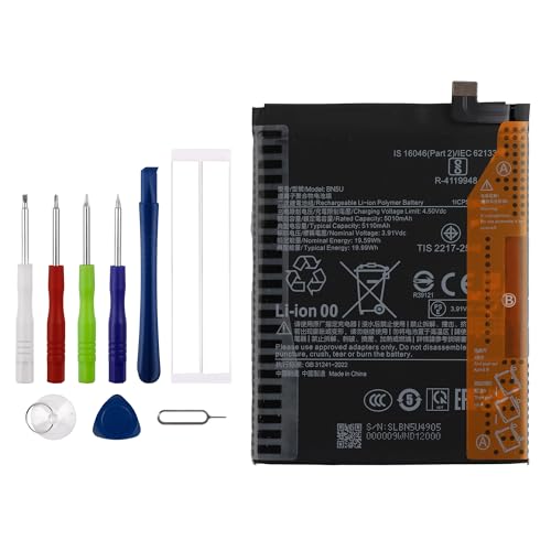 Batterie BN5U compatible Note 14 de qualité supérieure et ses outils