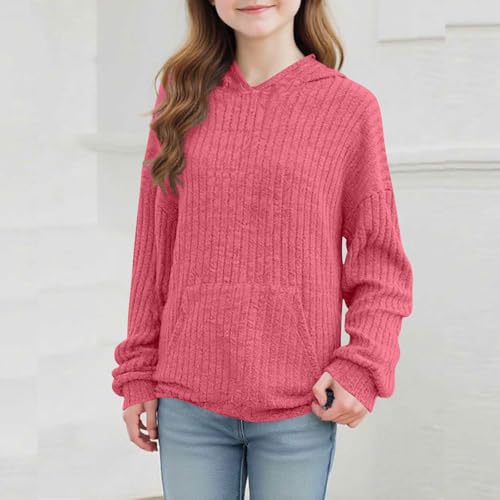 Cute Hoodies for Teen Girls Trendy Preppy Hooded Sweatshirts Oversized Long Sleeve Pullover Sweater2