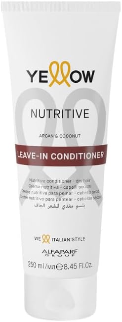 Yellow Nutritive Argan & Coconut Oil Leave-In Conditioner for Dry Hair 250 ml by Alfaparf Group