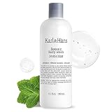 Karl&Hans Botanic Double Mint Body Wash - Organic,Natural Shower Gel with Peppermint,Flower Extracts