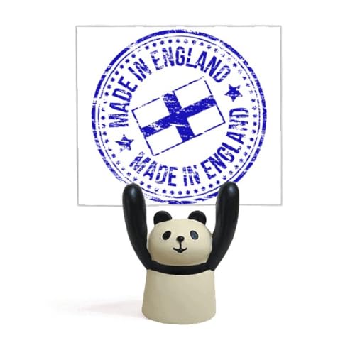 Pince mémo panda avec drapeau anglais pour retenir vos notes