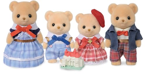 Calico Critters - Biscuit Bear Family - Collectible Dollhouse Figures