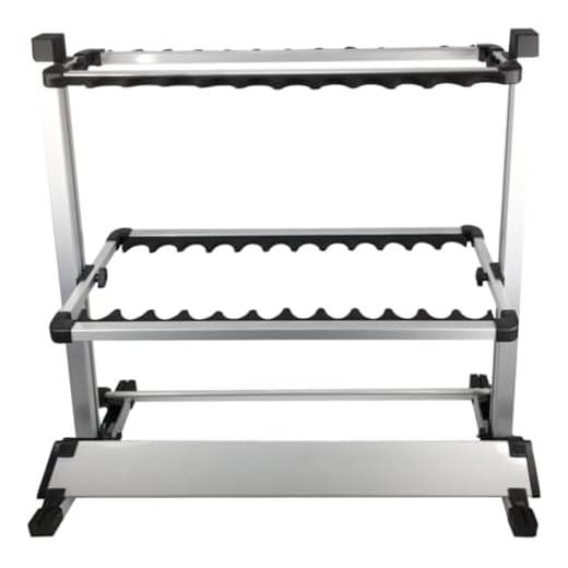 Aluminum Alloy Fishing Rod Vertical Portable Holder 24 Rack Boat Garage Home