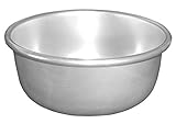 Fat Daddio's Anodized Aluminum Contour Cake Pan with Rounded Bottom Edge 6 Inch x 3 Inch