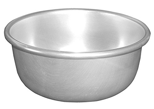 Fat Daddio's Anodized Aluminum Contour Cake Pan with Rounded Bottom Edge 6 Inch x 3 Inch