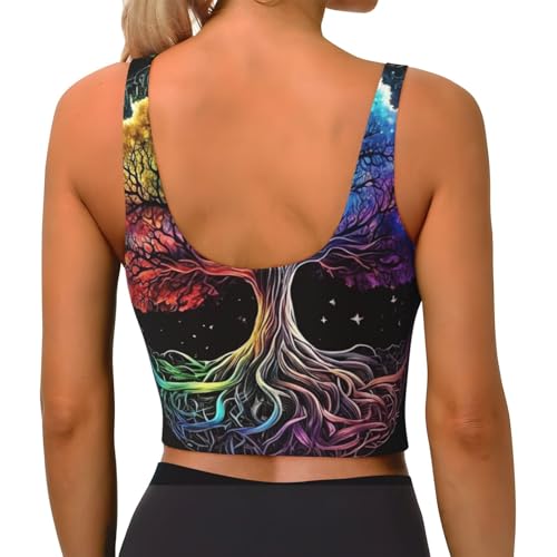 Women Girls Comfort Fit Sports Bras U-Shaped Back Athletic Tops Tops Shirts3