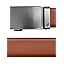 Gun Metal Buckle & Light Brown Leather